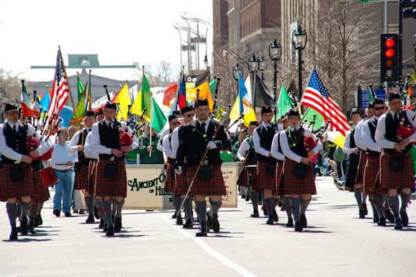 raleigh st. patrick's day festival parade triangle nc