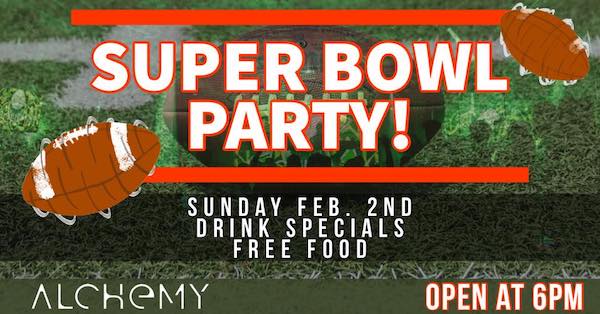 Free food at Alchemy Raleigh's Super Bowl Party - Triangle on the Cheap