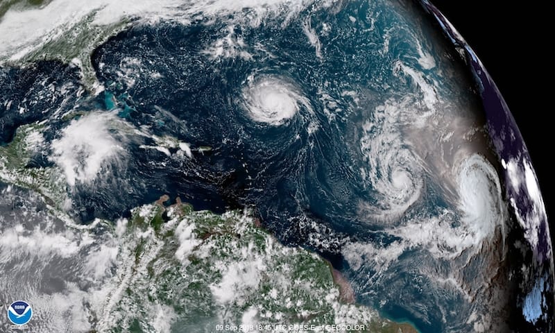 NOAA satellite hurricane