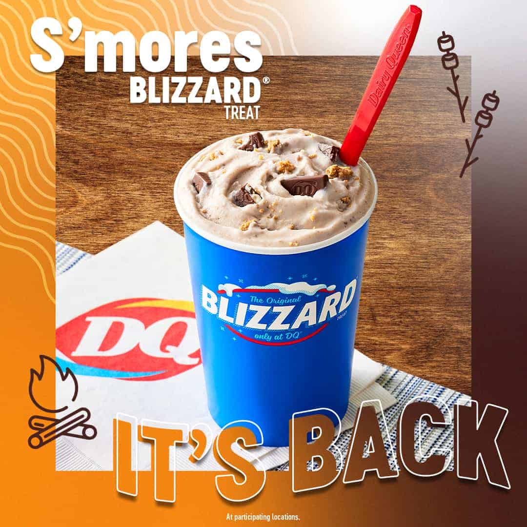 S'mores Blizzard at Dairy Queen