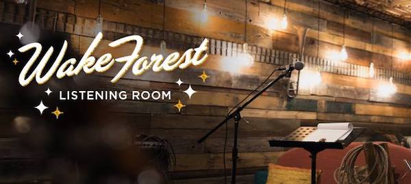 microphone at Wake Forest Listening Room, live original music in Wake Forest North Carolina