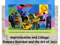 improvisation and collage flyer