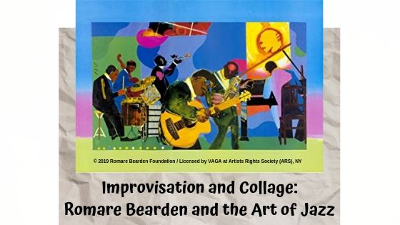 improvisation and collage flyer