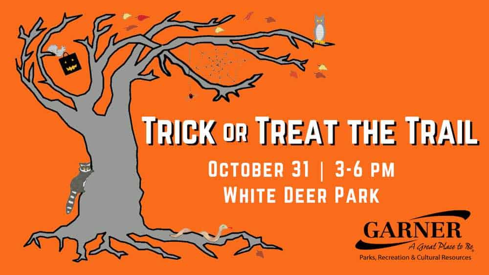 TrickorTreat the Trail at White Deer Park in Garner Triangle on the