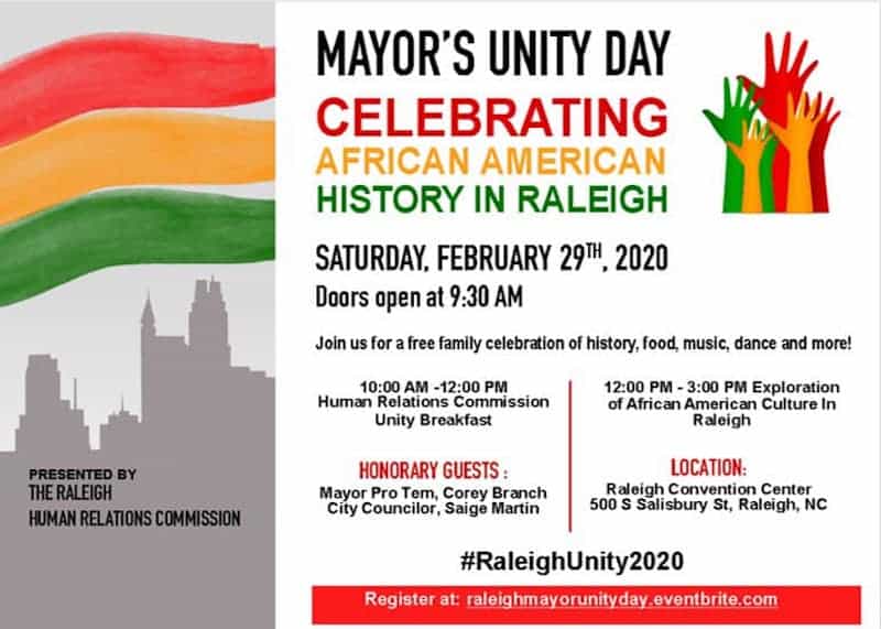 raleigh mayors unity day - Triangle on the Cheap