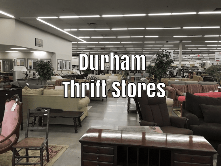 Check out these 5 Durham thrift stores (bonus a huge list of thrift
