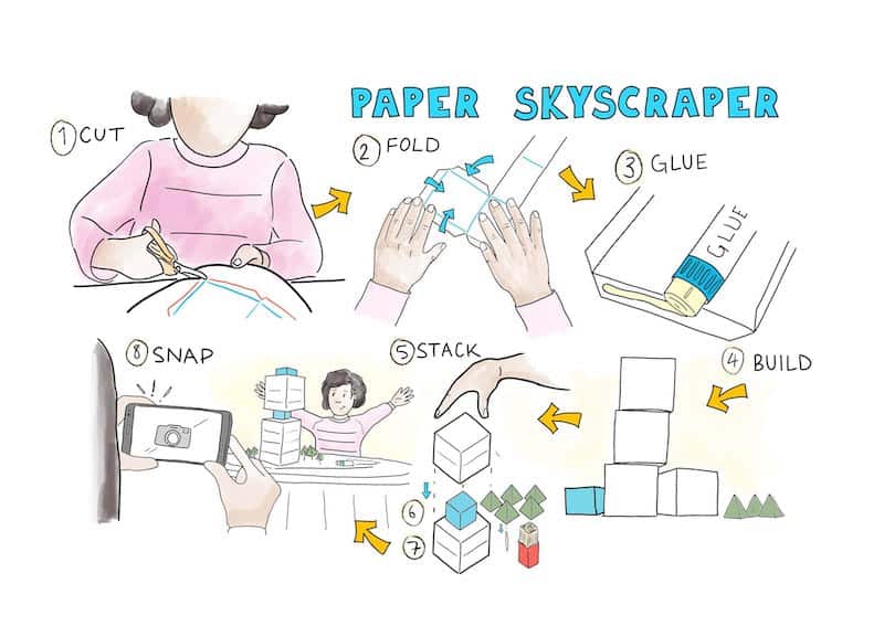 Architecture firm creates free templates for kids to create their own  skyscrapers and cities - Triangle on the Cheap