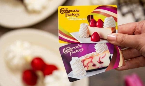 Cheesecake Factory Gift Cards - Triangle On The Cheap