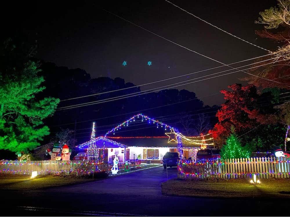 New Year's Eve Light Show at Holland Road Lights, in FuquayVarina