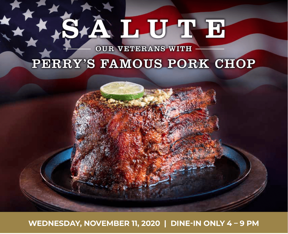 perrys pork shop veterans day Triangle on the Cheap