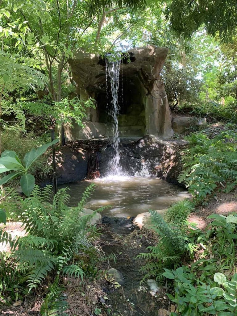 Waterfall at Juniper Level Botanic Garden