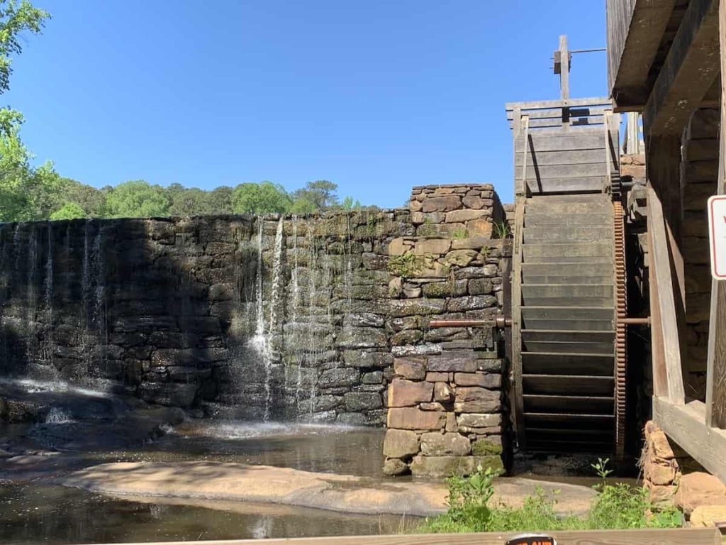 Grist mill at Historic Yates County Park in Raleigh