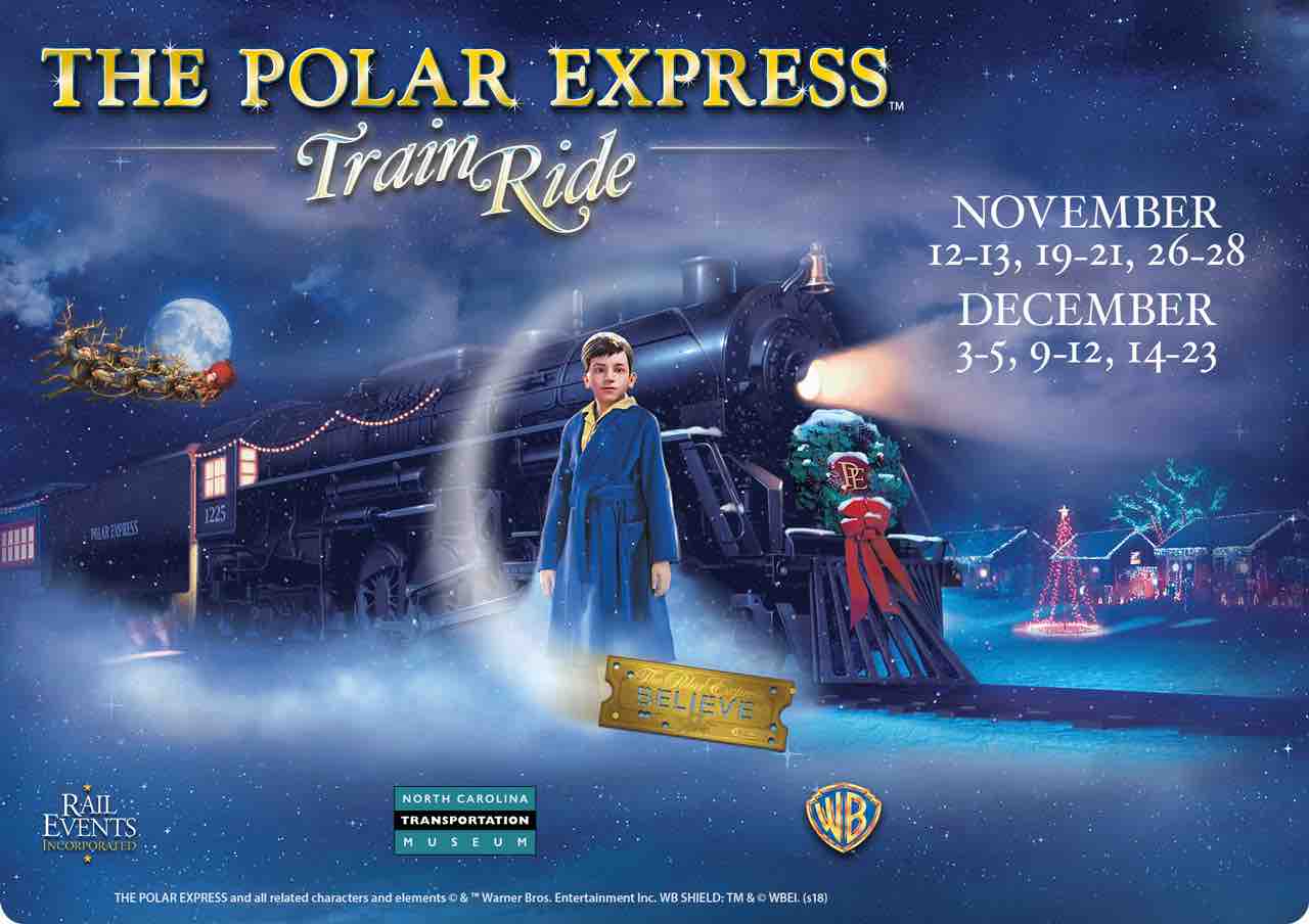 Christmas Trains and Santa Trains in North Carolina Triangle on the Cheap