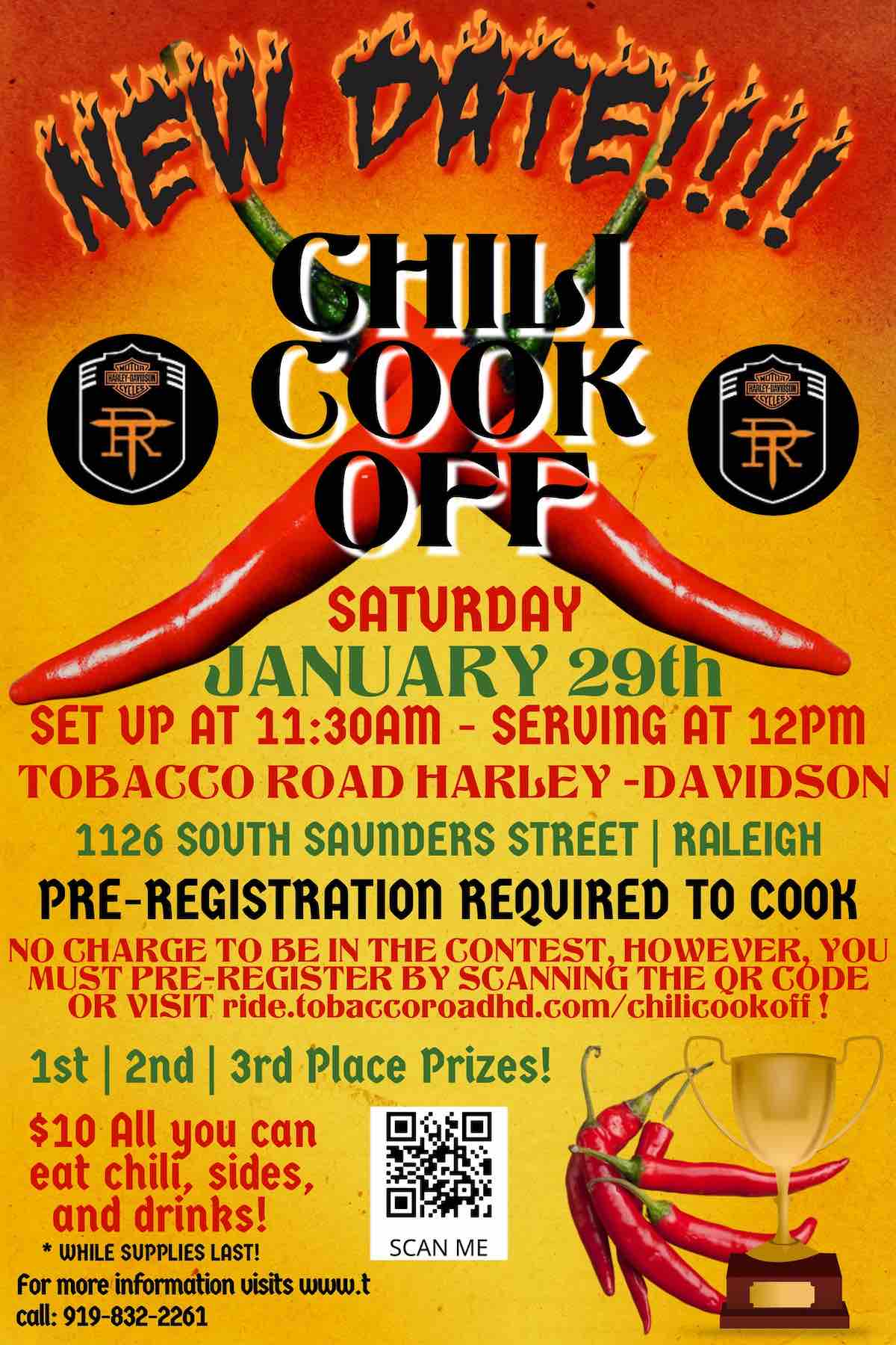Tobacco Road HarleyDavidson Chili Competition and Oak City Beard