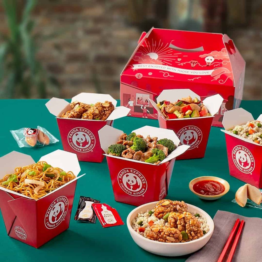 Panda Express hands out red envelopes with two special coupons inside