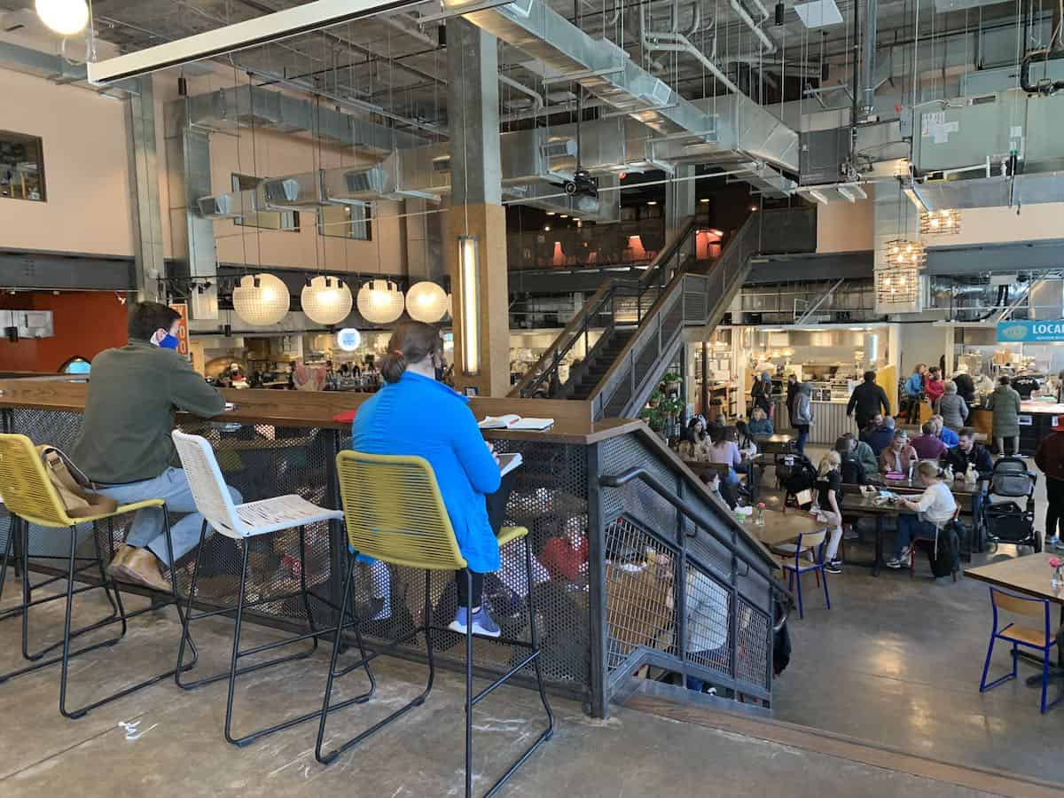 Interior of Durham Food Hall