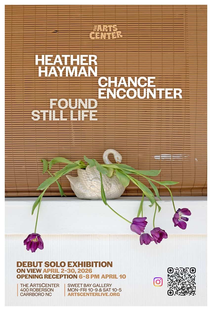 Image for Reception at The ArtsCenter April 10 for Chance Encounter: Found Still Life Photography