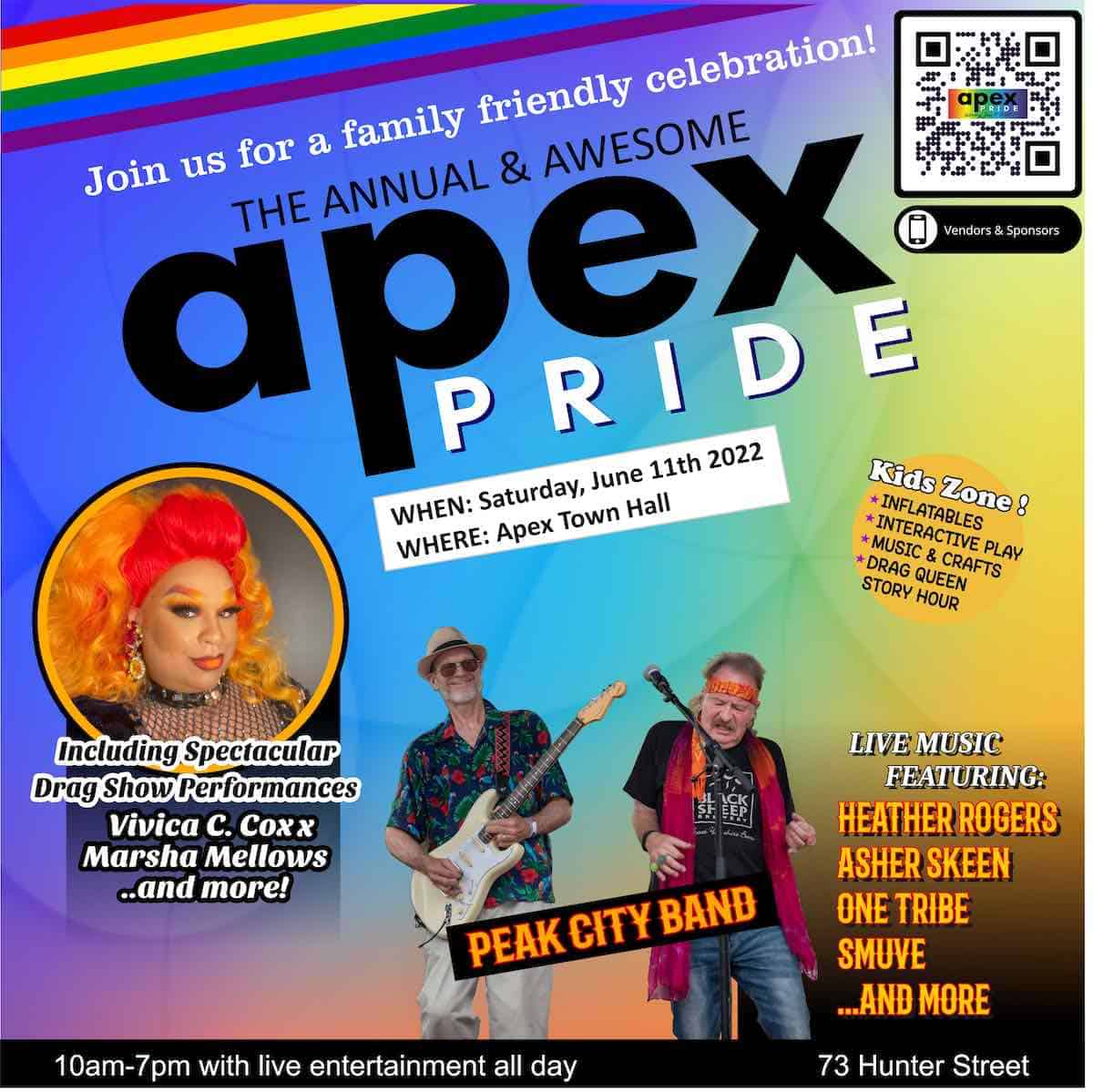Apex Pride Festival June 11 Triangle on the Cheap