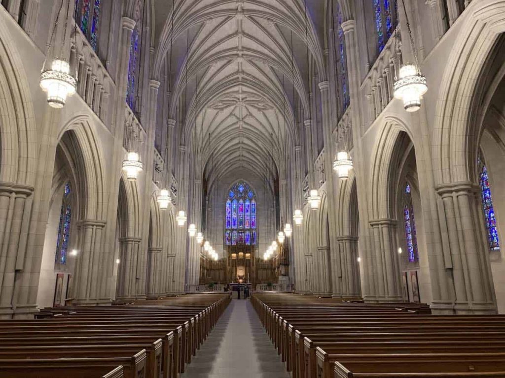 Interior of Duke University Chapel