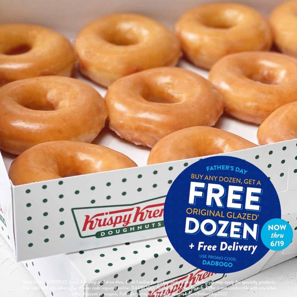 Krispy Kreme BOGO deal for Father's Day Triangle on the Cheap