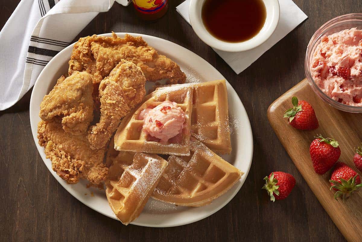 National Fried Chicken And Waffles Day Deal At Metro Diner Triangle