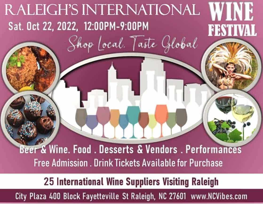 Raleigh's International Wine Festival, including Halloween Costume