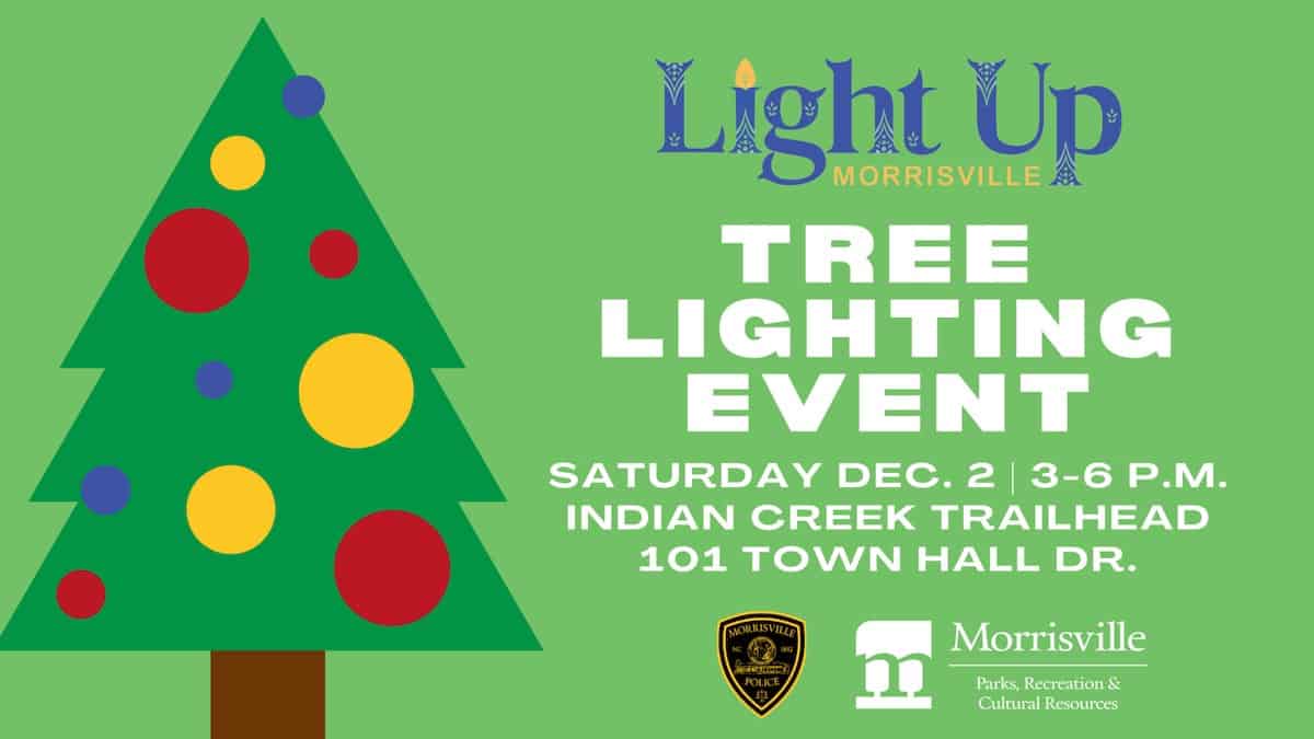 Morrisville Christmas Tree Lighting Dec 2 Triangle on the Cheap