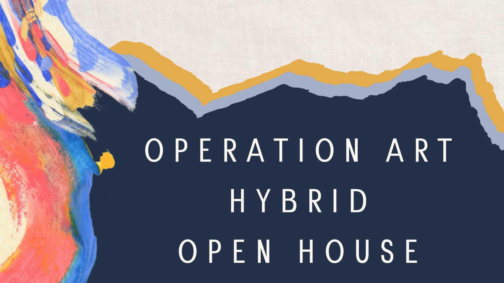 The Joel Fund Operation ART Hybrid Open House lowcost art classes