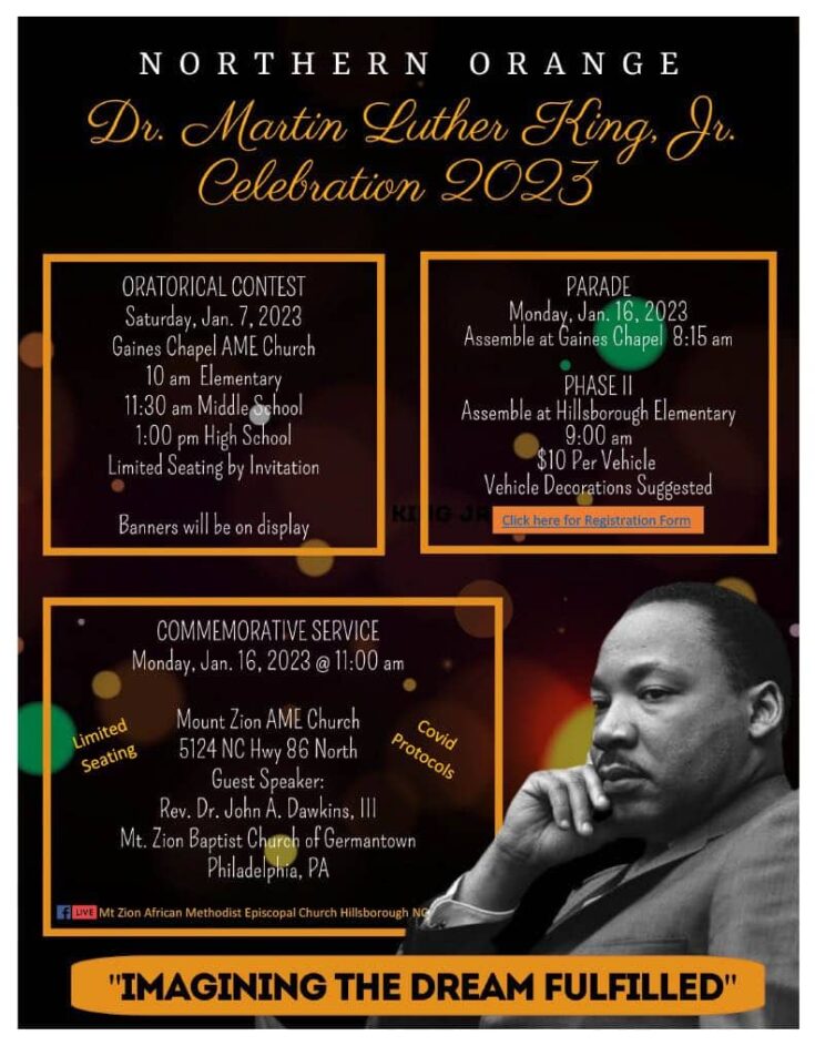 Dr. Martin Luther King Jr. Day Parade and Commemoration