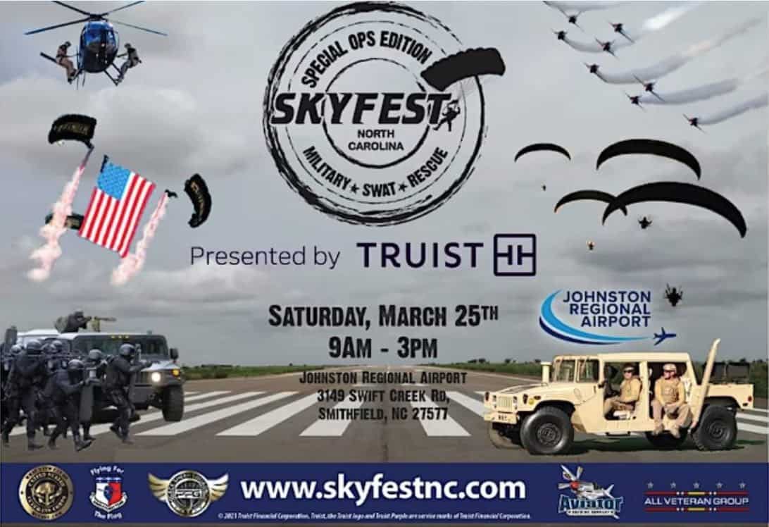 Skyfest NC festival with aerial demonstrations, music, more
