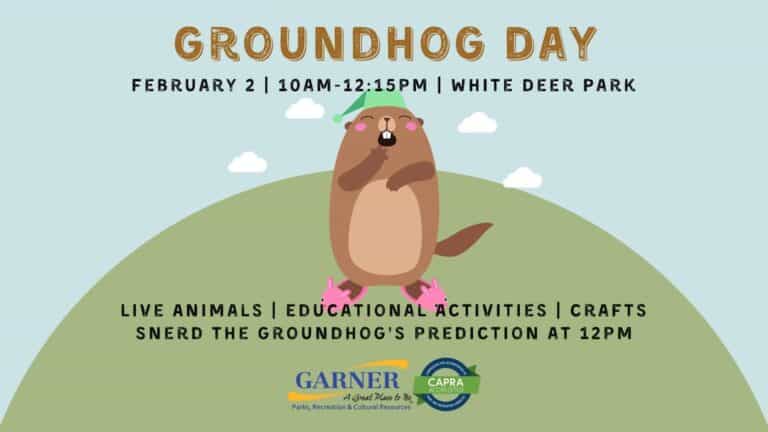 Groundhog Day at White Deer Park in Garner - watch North Carolina's