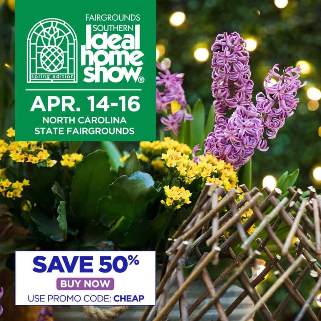 Save 50 on tickets to the Fairgrounds Southern Ideal Home Show April