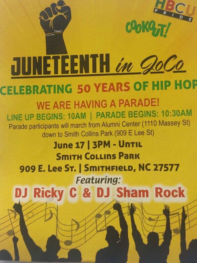 poster for Juneteenth in JoCo