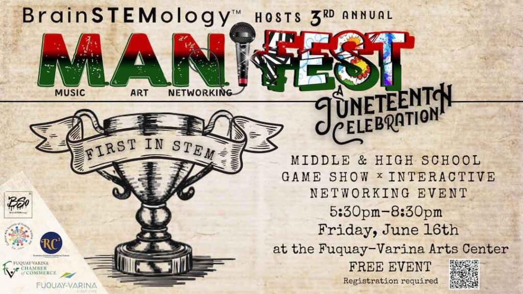 Manifest Juneteenth in Fuquay-Varina: S.T.E.M. event students original performance - Triangle on the Cheap
