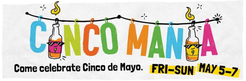 poster for Tijuana Flat's Cinco de Mayo weekend