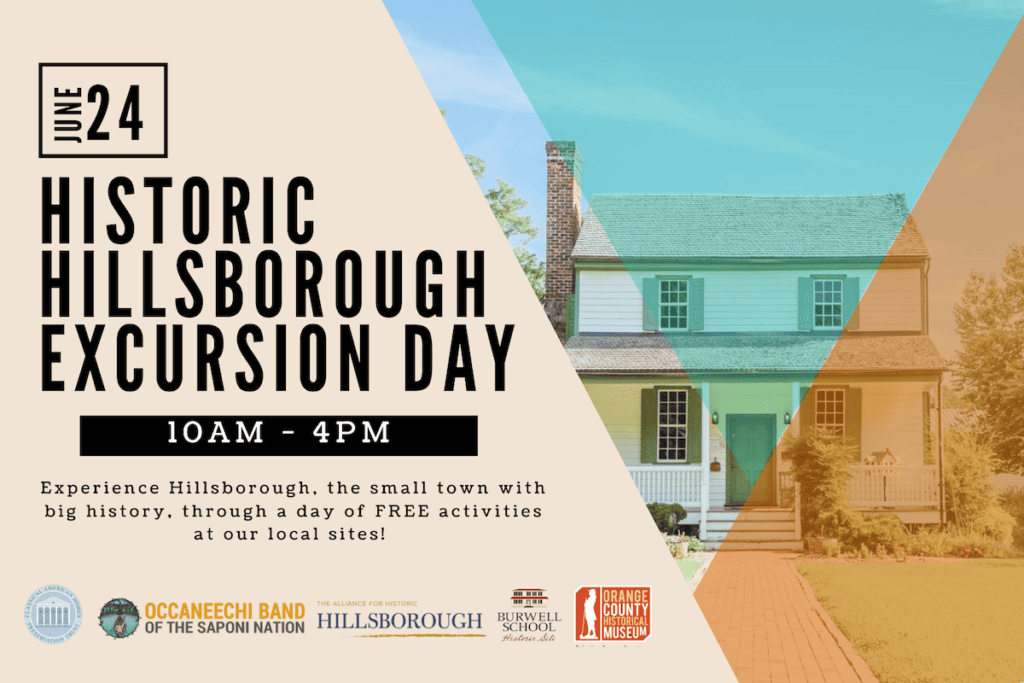poster for 2023 Historic Hillsborough Excursion Day
