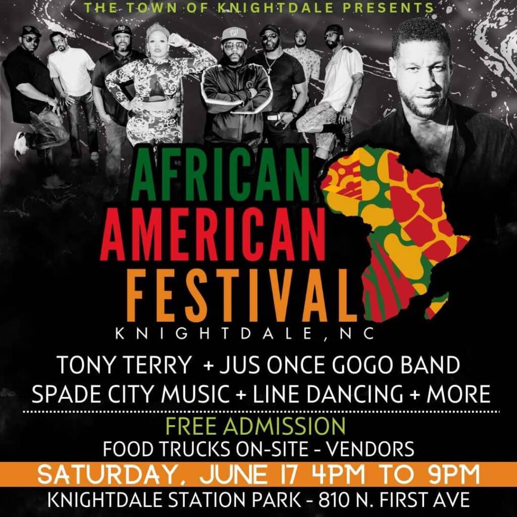 poster for Knightdale African American Festival