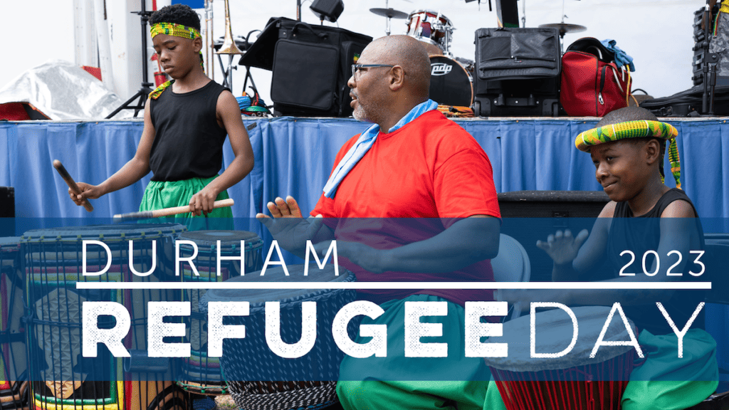 poster for Durham Refugee Day