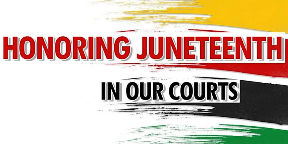 Honoring Juneteenth In Our Courts Triangle on the Cheap