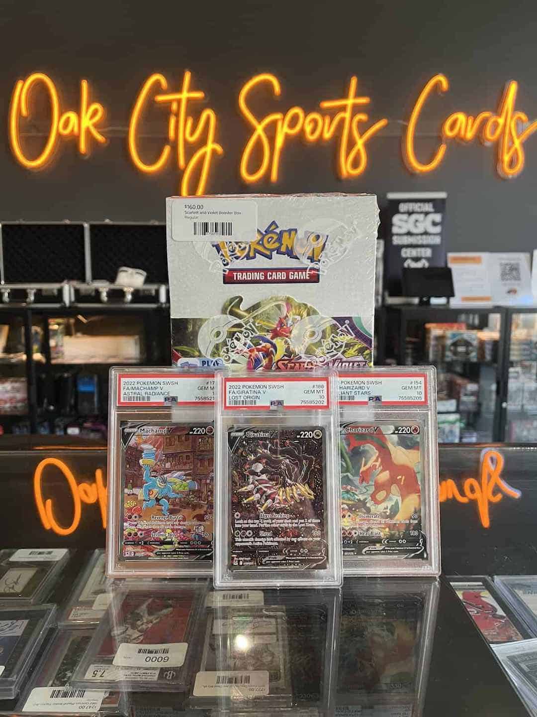 Pokémon Trade Night at Oak City Sports Cards Triangle on the Cheap