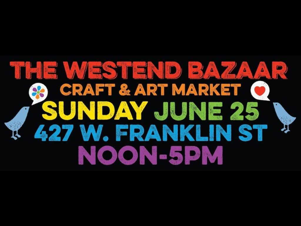 poster for the westend bazaar