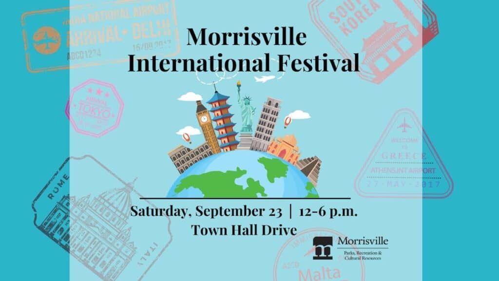 banner for Morrisville International Festival