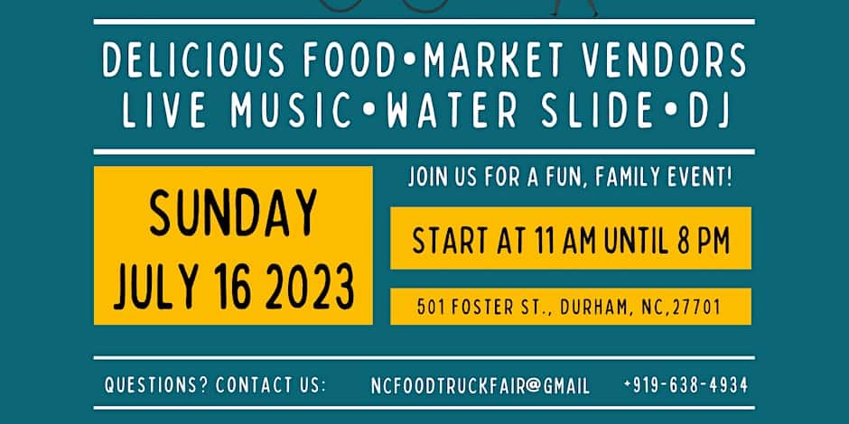 banner for NC Foodtruck Fair
