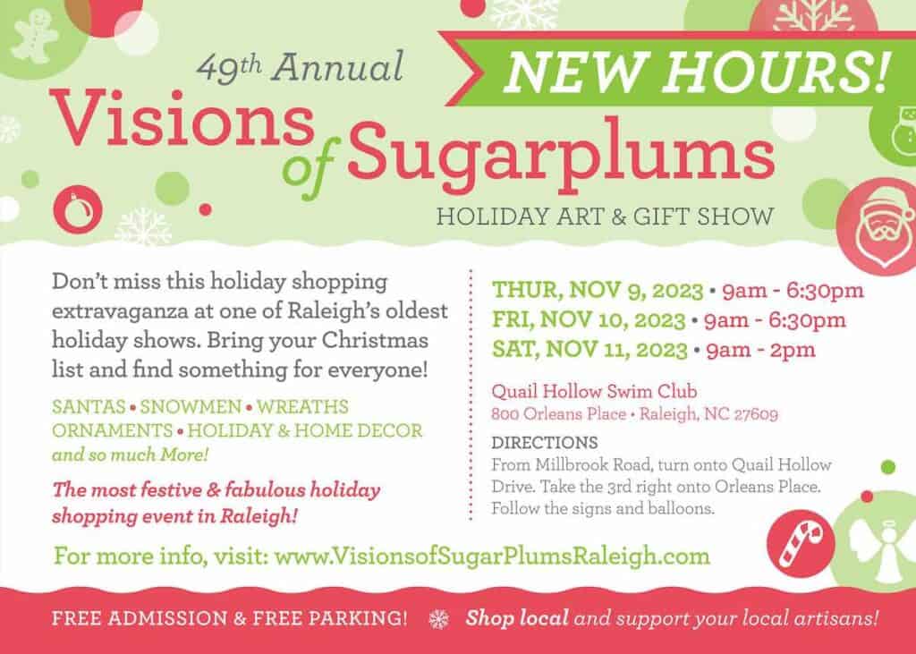 flyer for Visions of Sugarplums