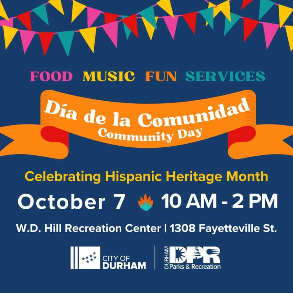 Hispanic Heritage Month Celebration with Durham Parks & Recreation ...