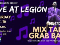 banner for Live at Legion concert