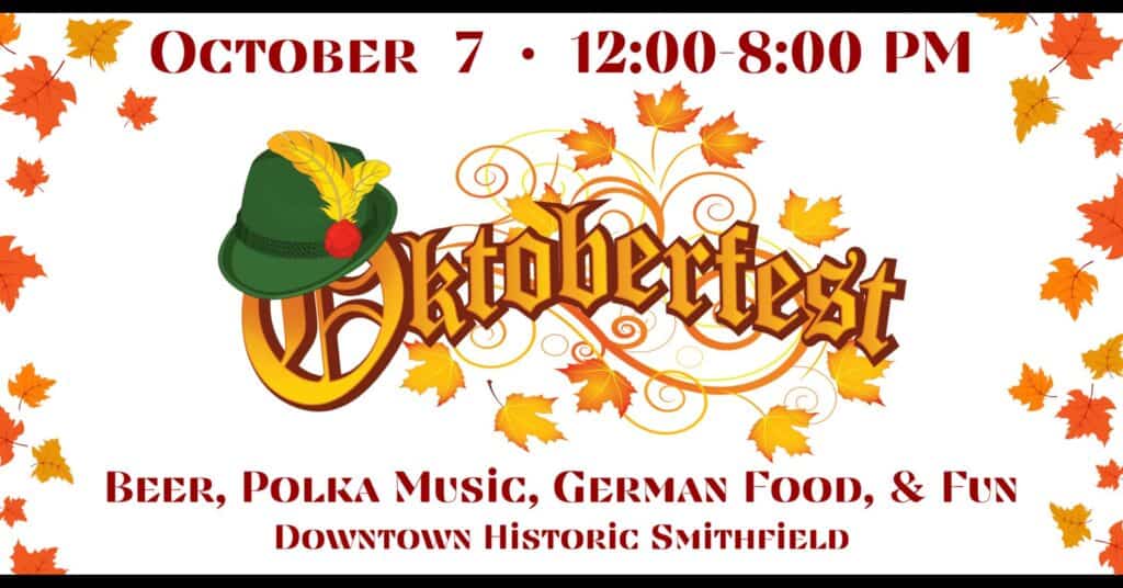 banner for smithfield Oktoberfest