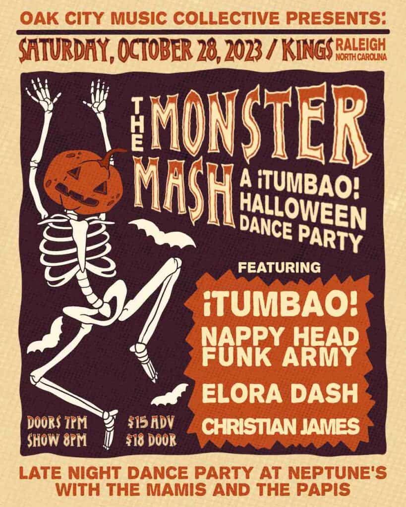 event poster for Monster Mash