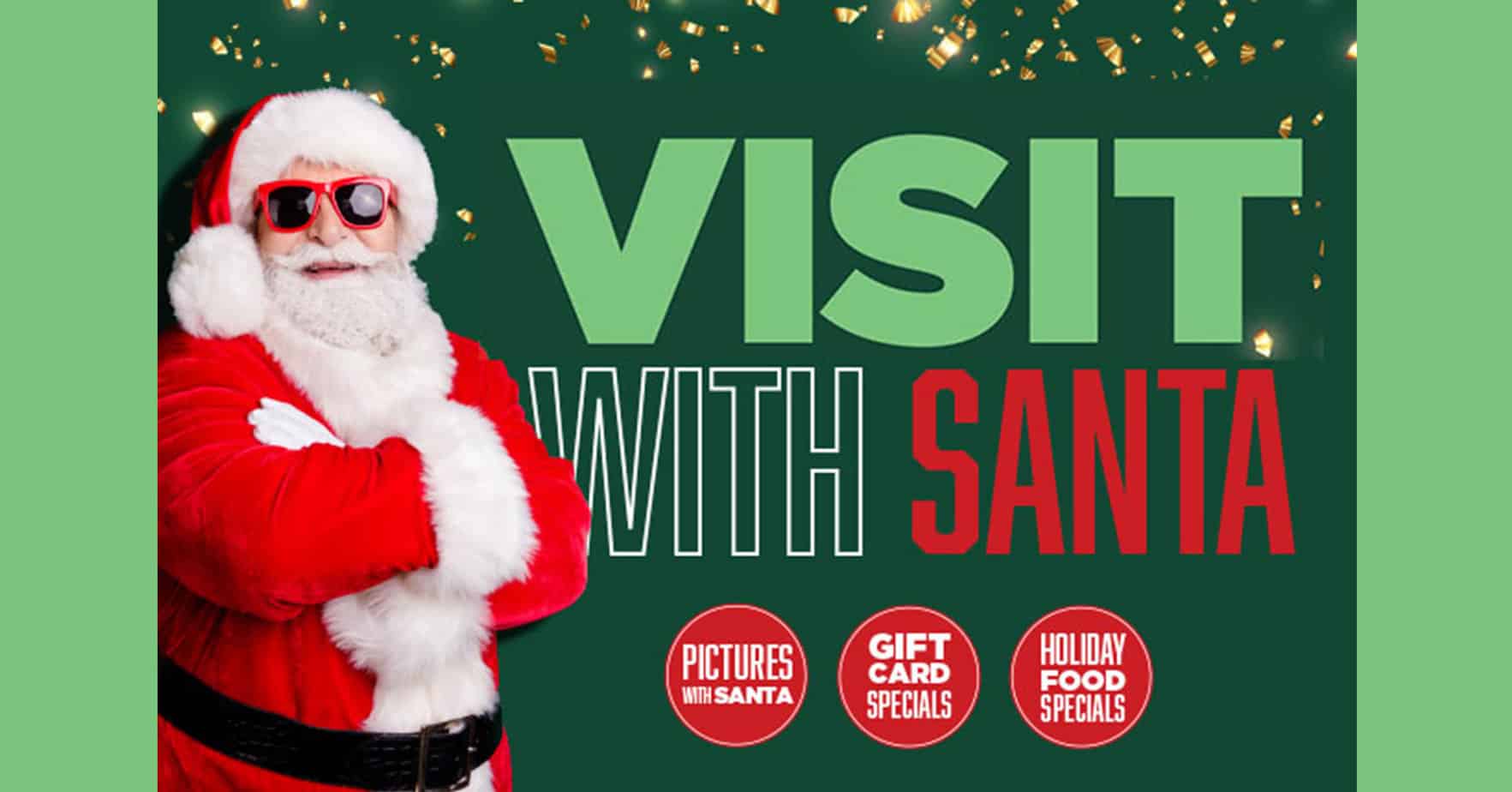 Santa visiting Metro Diner Dec 16 - Triangle on the Cheap