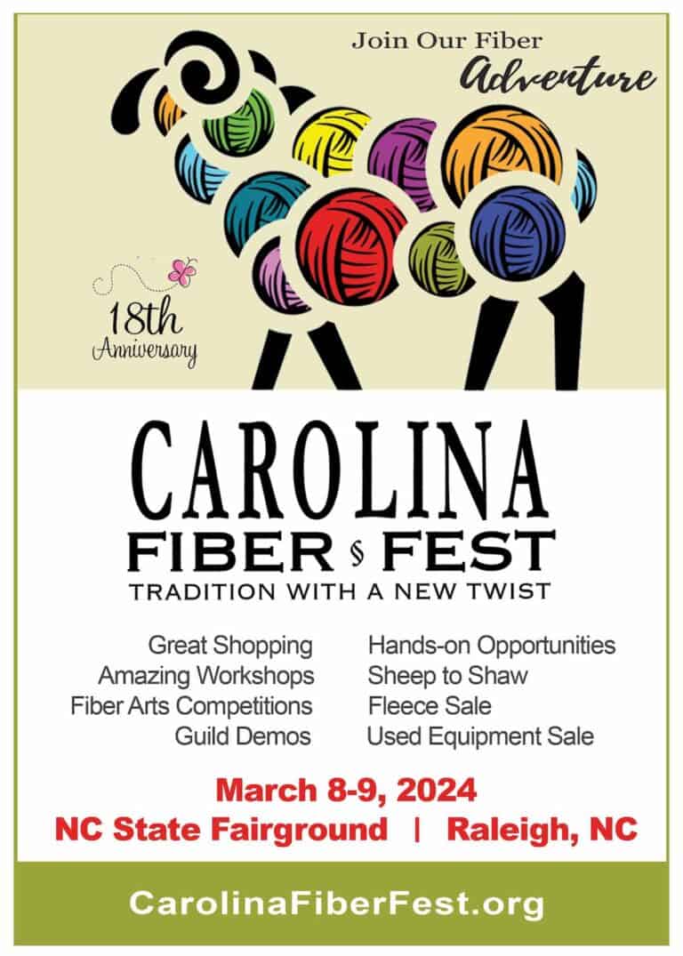 Carolina FiberFest March 89 Triangle on the Cheap